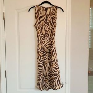 Size 8 Rafaella animal print dress
